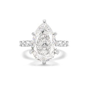 Brilliant Pear-Shape Solitaire Ring