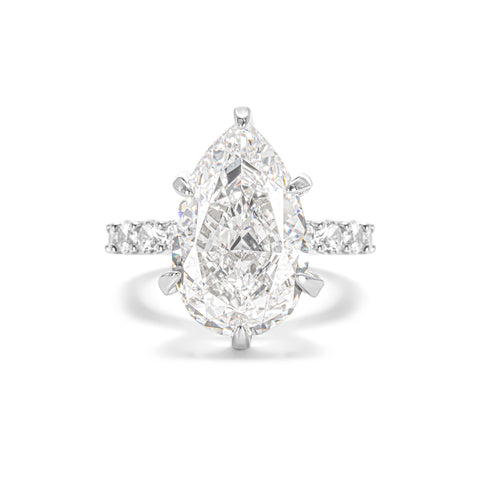 Brilliant Pear-Shape solitaire Ring