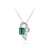 Classic Emerald Bow Jewellery Set