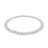 Radiant Oval Sparkle Choker Necklace