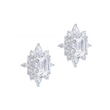 Dazzling Snowflake Stud Earrings