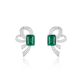 Classic Emerald Bow Jewellery Set