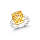 Sunlit Majesty Cushion-Cut Ring