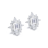 Dazzling Snowflake Stud Earrings