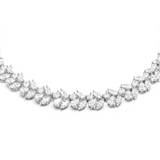 Radiant Oval Sparkle Choker Necklace