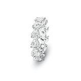 Heart's Embrace Sterling Silver Eternity Ring