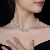 Radiant Oval Sparkle Choker Necklace